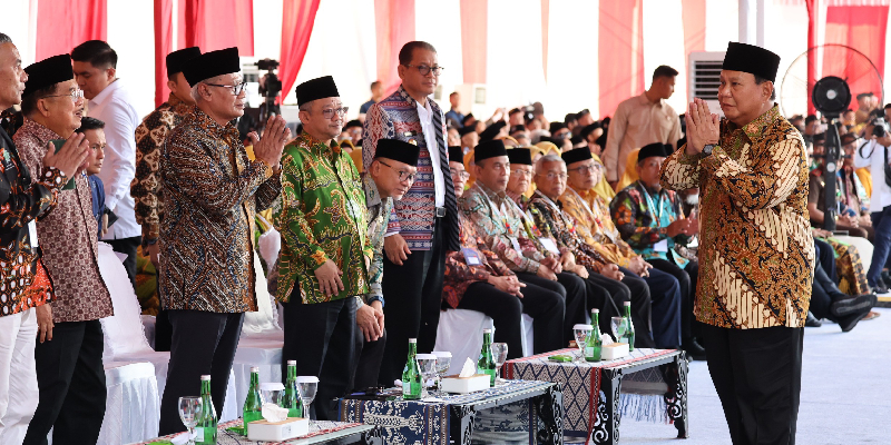 Bicara Di Depan Petinggi Muhammadiyah, Prabowo Komitmen Bersih-Bersih Pemerintahan