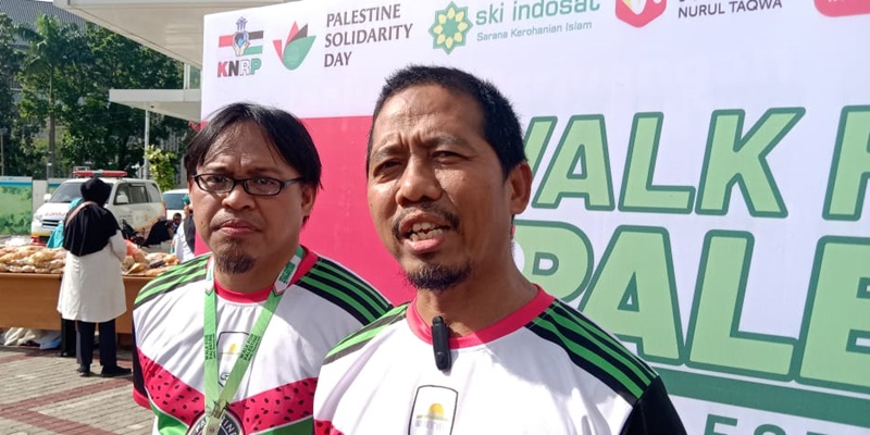 Gaungkan Semangat Perjuangan, KNRP Gelar Walk for Palestine