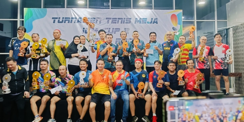 ICM Cup 2: Ajang Adu Skill 400 Lebih Pecinta Tenis Meja