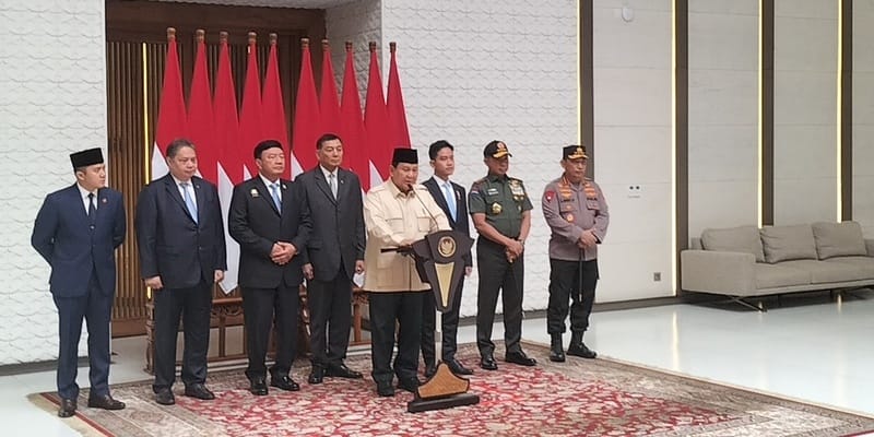 Ditinggal ke Mesir, Prabowo Pastikan Persiapan Nataru Aman