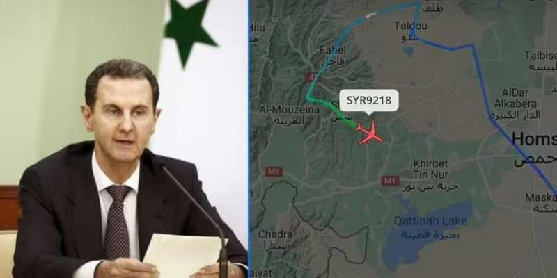 Sebelum ke Moskow, Pesawat Assad Diduga Sempat Diganggu Pemberontak