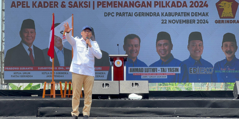 Gerindra Akhiri Dominasi PDIP di Jawa Tengah