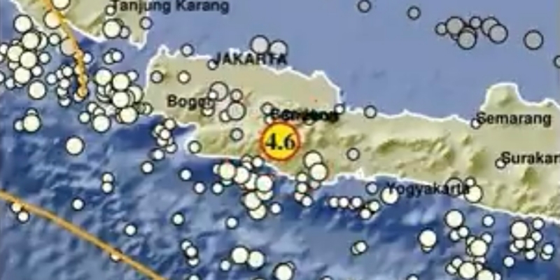 Garut Digoyang Gempa Magnitudo 4,6