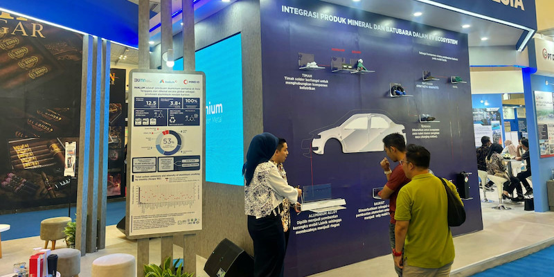 Produk Green Aluminium MIND ID Dipamerkan di Trade Expo Indonesia 2024