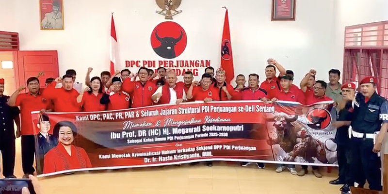 Kader PDIP Deli Serdang Dukung Megawati