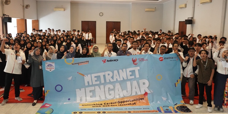 Program “MetraNet Mengajar” Dekatkan Dunia Industri bagi SMK