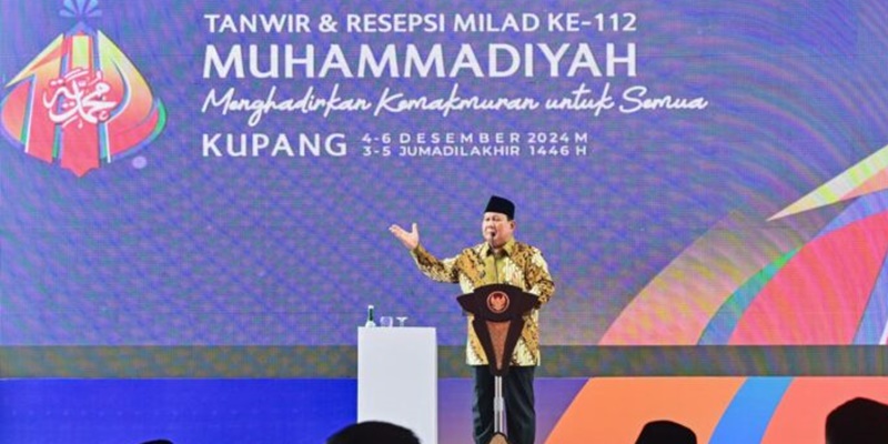 Prabowo Puji Peran Muhammadiyah Membangun Bangsa