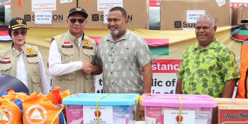 50,5 Ton Bantuan Indonesia Sudah Mendarat di Vanuatu