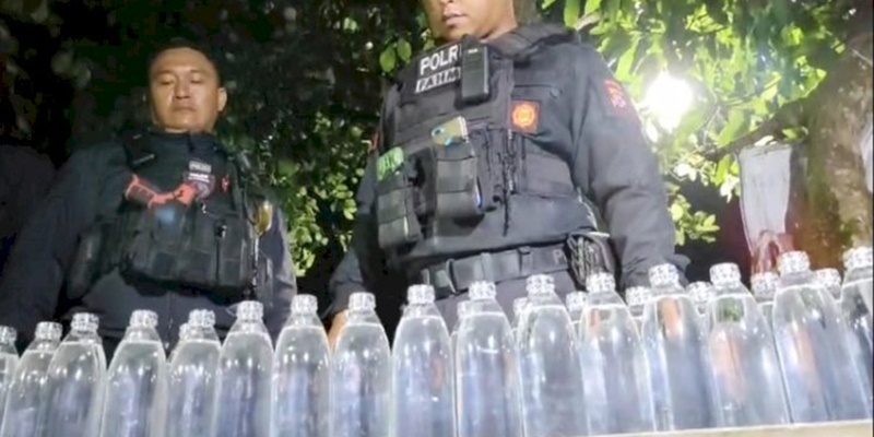 Polres Tasikmalaya Amankan Puluhan Arak Bali di Momen Nataru