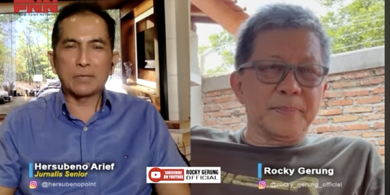 Rocky Gerung: Pembegal Jabatan Ketua PMI Tak Paham Misi Kemanusiaan