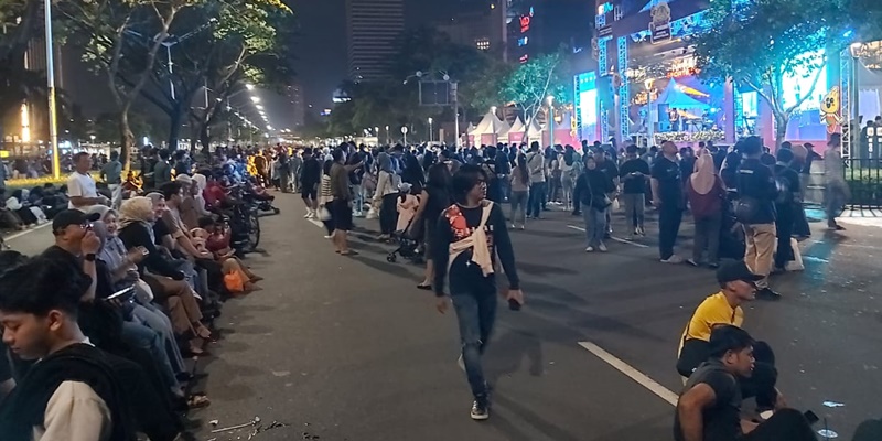 Panggung Jakarta Bernostalgia di FX Sudirman Tak Sepadat HI dan Monas