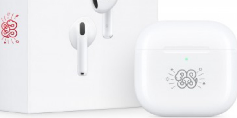 Sambut Imlek, Apple Rilis AirPods 4 Edisi Tahun Ular