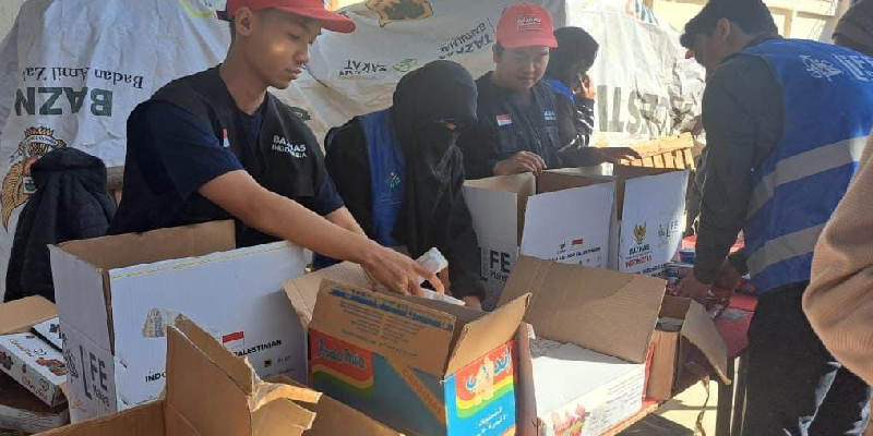 Baznas Siapkan Bantuan 41 Truk Kontainer untuk Warga Palestina