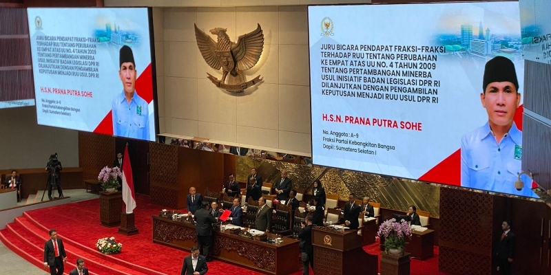 Tok! Revisi UU Minerba Disahkan DPR Cuma 5 Menit