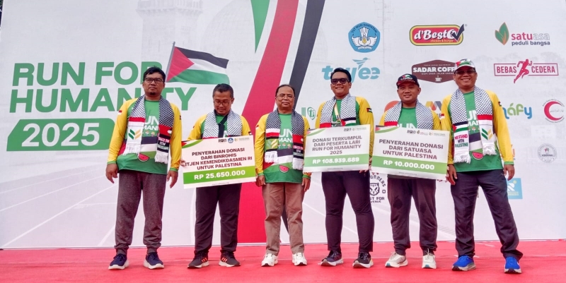 Peduli Gizi Anak di Gaza, Ribuan Peserta Ramaikan Run For Humanity