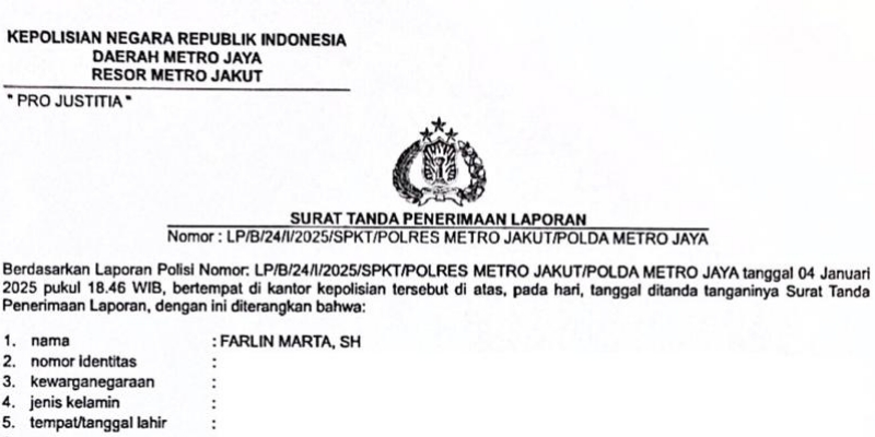 Ketipu Rp3,5 M, Pengusaha Jakarta Polisikan Rekan Bisnis