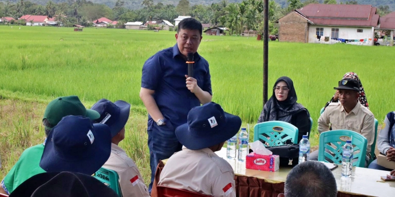 Alex Indra Yakin Teknik “Sawah Bapokok Murah” Bantu Wujudkan Swasembada Pangan