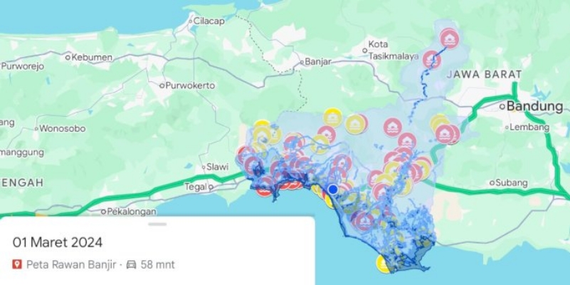 BBWS Cimancis Rilis Peta Rawan Bencana Banjir di Jabar