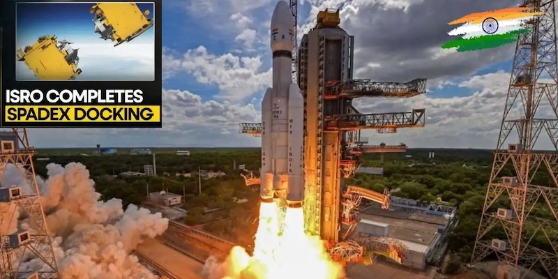 ISRO Kembali Catat Prestasi, Penyambungkan di Angkasa Luar Berhasil