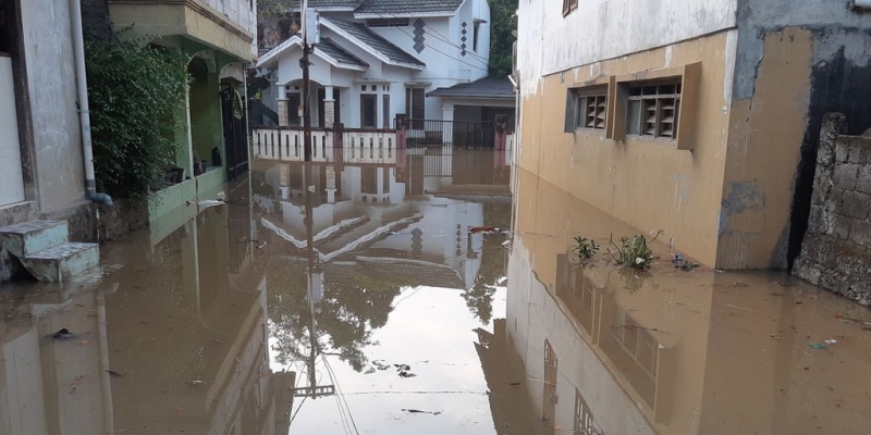 Catat! Dua Ruas Jalan di Jakbar Tergenang Banjir