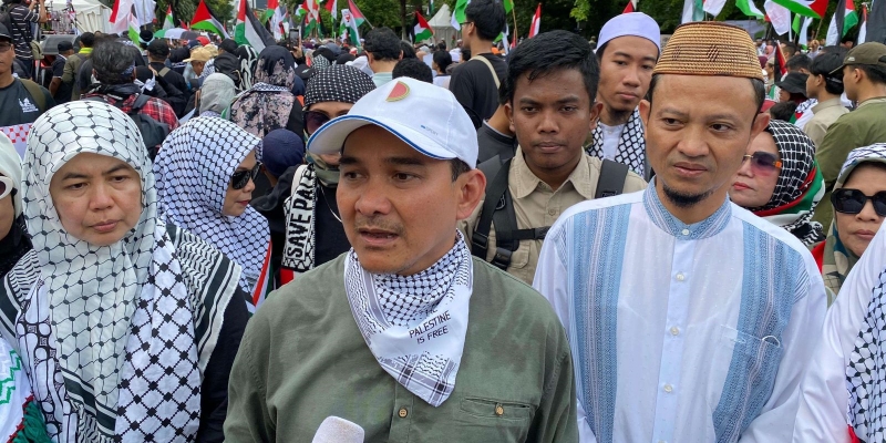 Massa ARI BP Rayakan Gencatan Senjata di Gaza