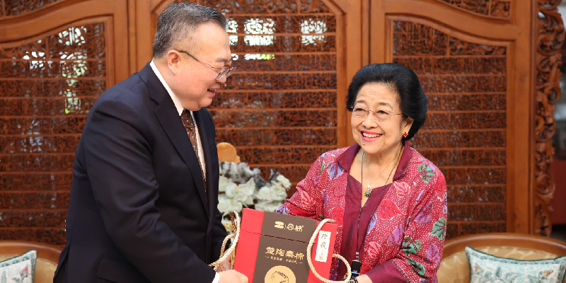 Lewat Menlu Tiongkok, Presiden Xi Jinping Sapa Megawati Soekarnoputri