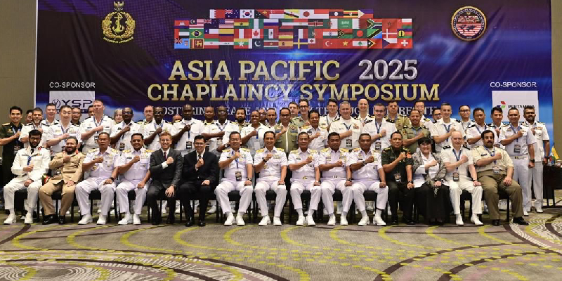 Dihadiri Matra Laut 28 Negara, Laksdya Erwin Buka Asia Pasific Chaplaincy Symposium 2025