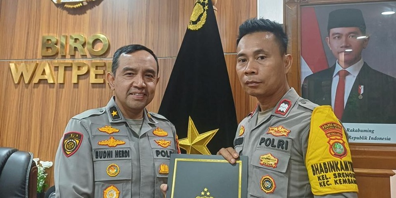 Dirikan TPA, Aiptu Agus Riyanto Peroleh Tiket Sekolah dari Kapolri