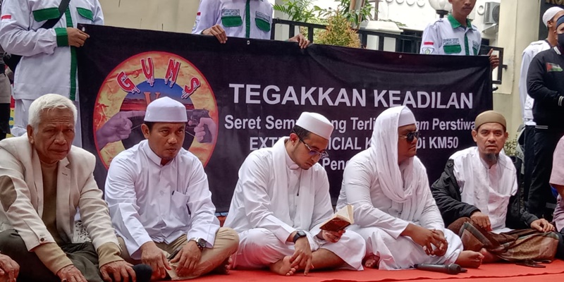 Usut Kasus KM 50, FPI Gelar Tahlilan di Kantor Komnas HAM