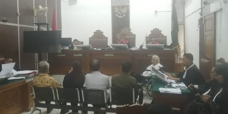 Hadiri Sidang, Ted Sioeng Yakin Tidak Bersalah