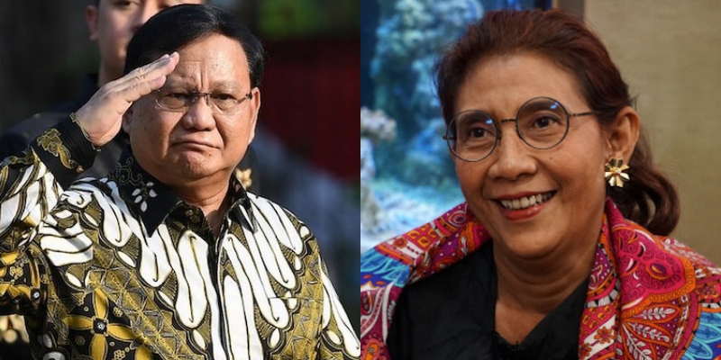 Beredar Video Prabowo Bertemu Susi Pudjiastuti, Netizen: Kode Keras<i>!</i>