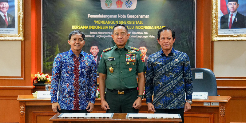 Jaga Hutan Indonesia, Kemenhut Teken MoU dengan TNI