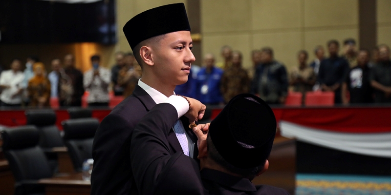 Andika Wisnuadji Resmi Ngantor di DPRD DKI