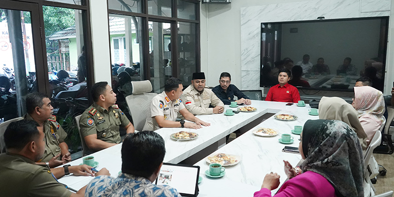 Bahas Penegakan Perda, Komisi I Sambangi Markas Satpol PP Kota Bogor