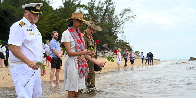 Kuasa Usaha Australia untuk Indonesia Kenang Para Pahlawan Korban Perang di Pantai Radji