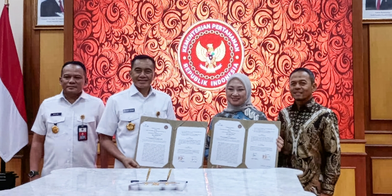 Kemhan dan bank bjb Teken Nota Kesepahaman