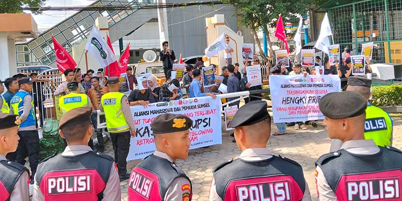 Ratusan Aktivis Sumsel Desak Segera Tersangkakan Hengky Pribadi