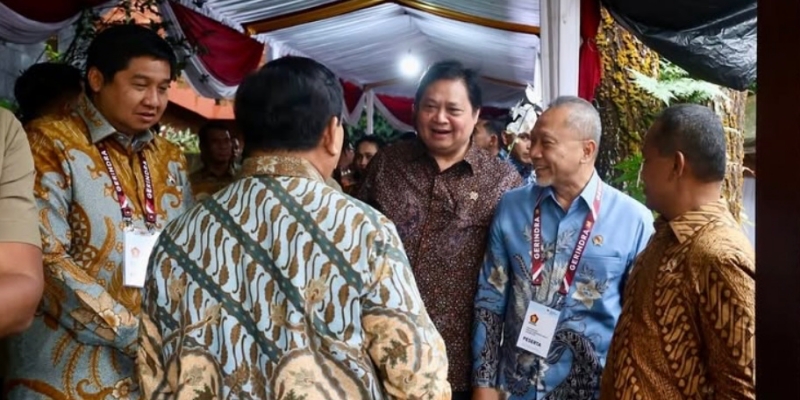 Airlangga: Semoga Gerindra Makin Solid dan Maju