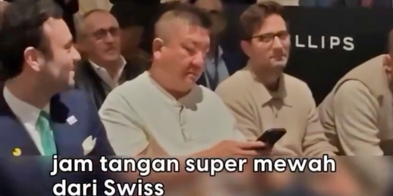 Sempat Bantah, Tan Kian Benarkan Ikut Hadiri Lelang Jam Tangan Mewah di Swiss