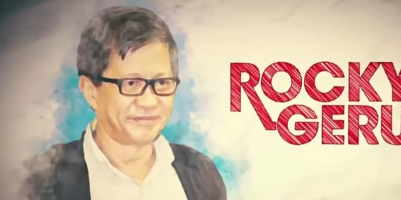 Rocky Gerung: Bahlil Harus Mundur dari Kabinet