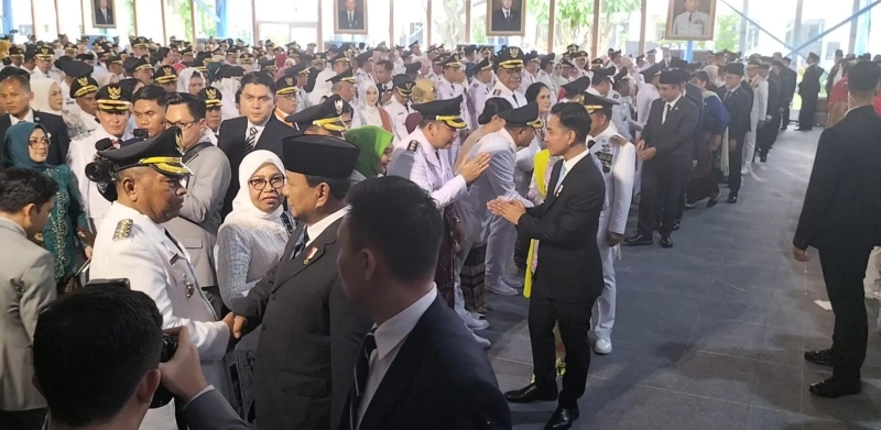 Prabowo Salami 961 Kepala Daerah yang Baru Dilantik
