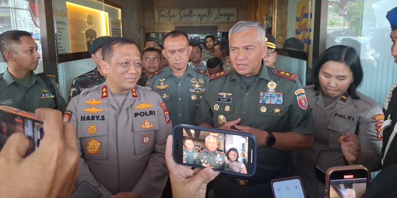 Kapolda Kaltara dan Pangdam Mulawarman Pastikan TNI-Polri Tetap Solid