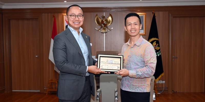 Eddy Soeparno-Wamendag Singapura Bahas Kerja Sama Carbon Capture Storage