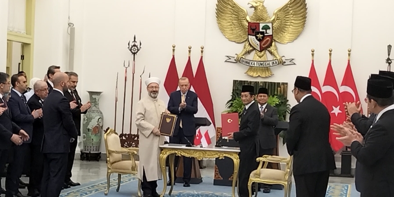 Prabowo-Erdogan Saksikan Penandatanganan 13 MoU Kerja Sama