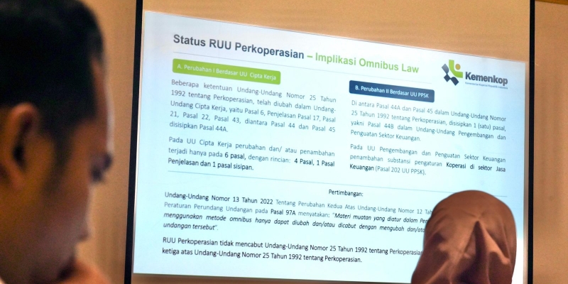 Kemenkop Kebut Draf RUU Perkoperasian