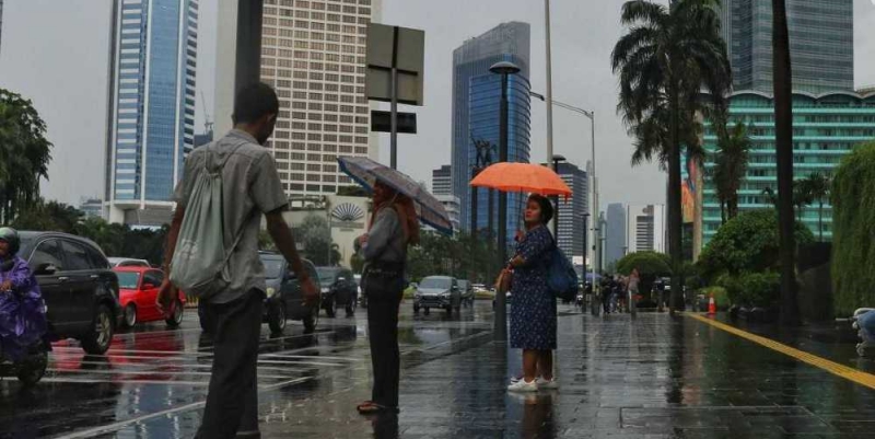 Hujan Diprediksi Basahi Sebagian Jakarta