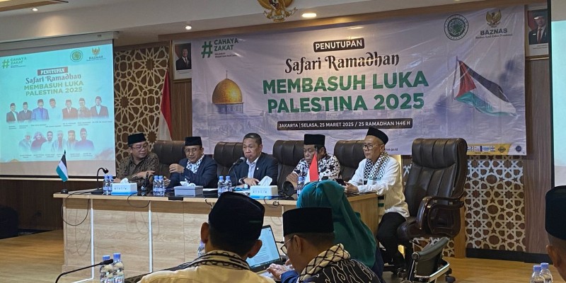 Lewat Safari Ramadan, MUI dan Baznas Kumpulkan Donasi Rp2,1 Miliar untuk Palestina