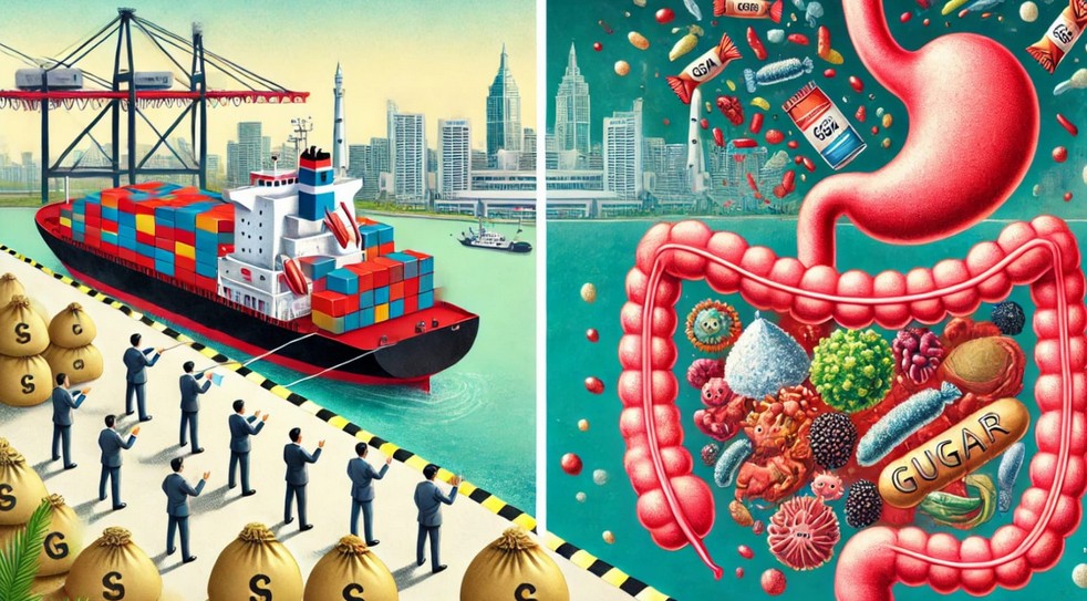 Impor Gula Vs Penghuni Usus