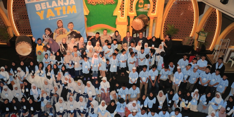 Program Belanja Yatim dari lembaga Sahabat Yatim/Ist