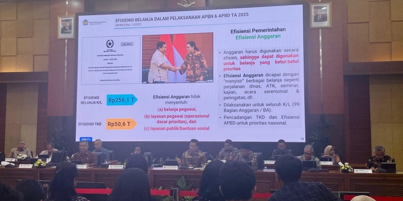 Arahan Efisiensi Prabowo, Kemenkeu Sudah Pangkas Rp306,7 Triliun dari APBN dan APBD 2025